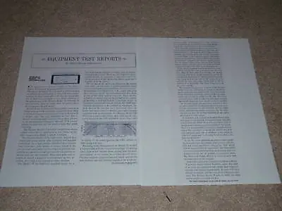 Kaufen Marantz 7t Vorverstärker Review, 1966, 2 Seiten, Voll Test • 8.88€