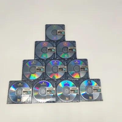 Kaufen 10x  Mini Disk Color Recordable Mini Disc MAXELL MDs 74 Vom Händler MD MiniDisc • 39.99€