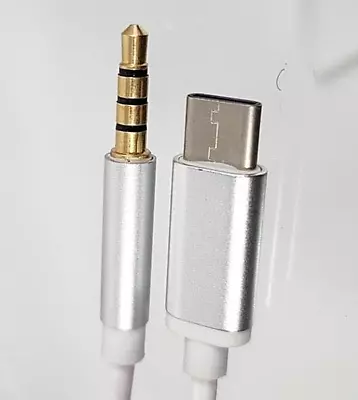 Kaufen AUX 3,5 Klinke Kopfhörer Anschluß Auf Type C USB / Audio Auto Lkw Radio 1,0m • 4.99€