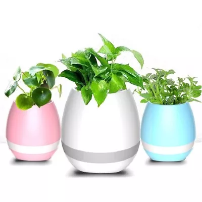 Kaufen Flowerpot Lautsprecher Wireless Bluetooth Mit Leaf Touch Piano Tunes Musik Streaming • 14.79€