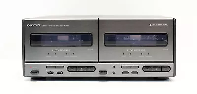 Kaufen Onkyo K-05W Stereo Double Cassette Tape Deck Doppel Kassettendeck Midi Format • 29.99€