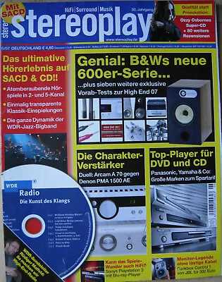 Kaufen Stereoplay 6/07 Quadral Aurum Vulkan, B & W 685, Denon PMA 1500 AE, Arcam A 70 • 4€