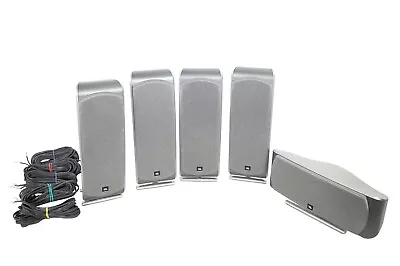 Kaufen ✅5x JBL SCS 260 SAT Lautsprecher Boxen Mit Tischständer Silber✅ • 99.90€