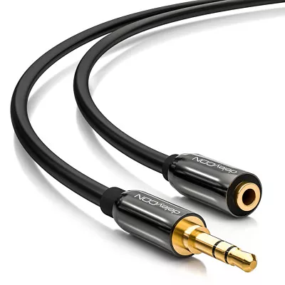 Kaufen DeleyCON PREMIUM HQ Stereo Audio Klinken Kabel / 3,5mm Stecker Zu Buchse [15m] • 13.99€