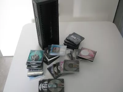 Kaufen 31 Mini Disk Minidisc Minidisk TDK Sony Maxell 74 Min Bespielt MD Regal Ständer • 34.99€