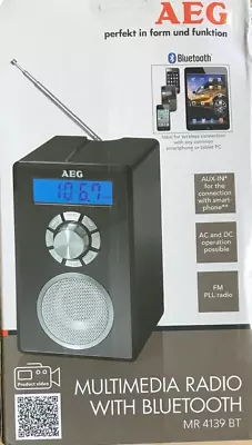 Kaufen Multimedia Radio Mit Bluetooth AEG MR4139BT Schwarz • 46.50€