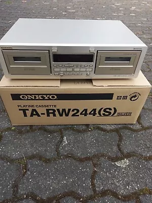 Kaufen Onkyo TA-RW244 Stereo Cassette Tape Deck Kassettendeck RW 244 Kassetten Player • 120€