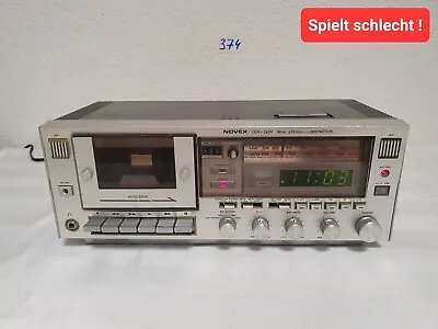 Kaufen NOVEX CCR-2424 HiFi Vintage 70er Radio Kassetten Rekorder • 79.99€