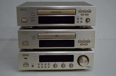 Kaufen DENON HiFI Set - Receiver DRA-F100 + CD Player DCD-F100 + Cassette Deck DRR-F100 • 229.99€