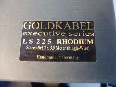 Kaufen High End Lautsprecher Goldkabel Executive Series LS225 . Super Schnäppchen! • 490€