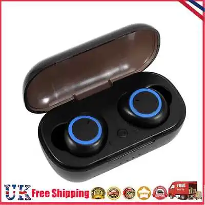 Kaufen Y50 TWS Ohrhörer Bluetooth-kompatible Kabellose Sport Kopfhörer (schwarz Blau) *Z • 10€