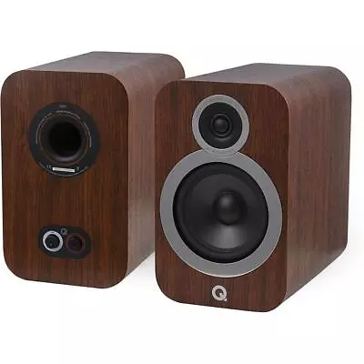 Kaufen Q Acoustics 3030i HiFi Regal-Lautsprecher Englisch-Walnuss 1 PAAR  AUSSTELLER • 399.90€
