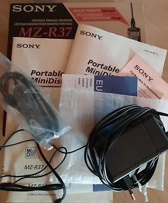 Kaufen Mini Disc Player Zubehör Für Sony MZ-R37 Kopfhörer, Netzteil, Remote In Karton • 15€