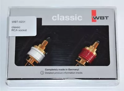 Kaufen WBT 0201 Classic RCA Cinch Einbaubuchsen Cinchbuchse Neu In OVP • 99.90€