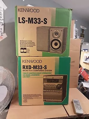 Kaufen Kenwood RXD M33 HEIMSTEREOANLAGE Band Auto Reverse, CD-Player Radio-VERPACKT • 173.03€