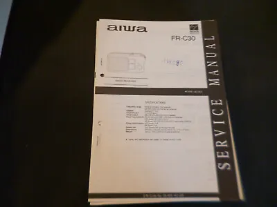 Kaufen Original Service Manual Schaltplan AIWA FR-C30 • 11.90€