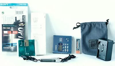 Kaufen SONY Minidisc Player MZ-R55 / PORTABLE MINIDISC RECORDER Made In Japan Blau • 100€