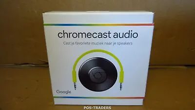 Kaufen Google Chromecast WiFi Audio Media Streamer NL DUTCH Black RUX-J42 NEW NEU NIEUW • 99€