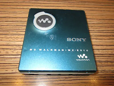 Kaufen Sony MD Minidisc Player E510 (21  )  Mega Rare  Blau • 119.85€