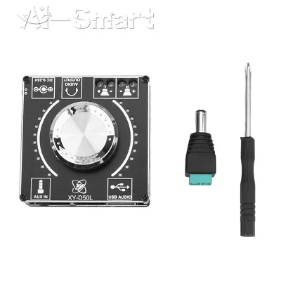 Kaufen Bluetooth 5.1 D50L Stereo Digital Power Audio Verstärker Platine + Licht APP Steuerung • 12.44€