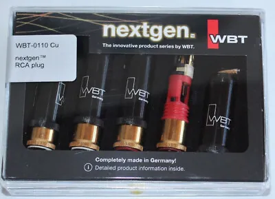 Kaufen WBT-0110 Cu - Nextgen™ Cinch Stecker - 4er Set Mit Torx  • 171.99€