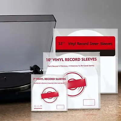 Kaufen Vinyl Schallplatten Innenhüllen Kollektion Antistatisch Für Schallplatten • 16.51€