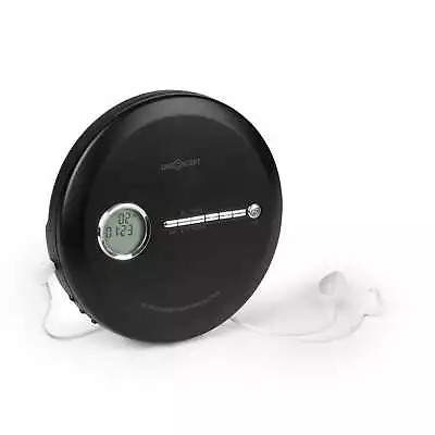 Kaufen CD Player Discman Mobiler MP3 Spieler Bluetooth LCD Display Kopfhörer Schwarz • 39.99€