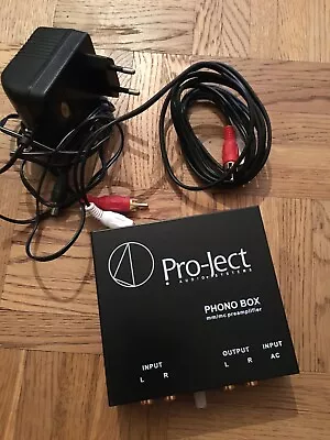 Kaufen PRO-JECT Phono Box Pre-amplifier Vorverstärker Schwarz • 99€
