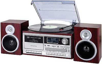 Kaufen Trevi TT 1072 DAB Nostalgie-Stereoanlage DAB+ Encoding Kassette MP3-Player • 259.90€