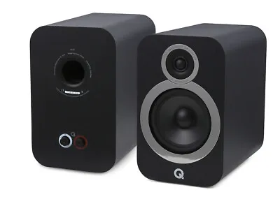 Kaufen Q-Acoustics 3030i Regal-Lautsprecher, Schwarz - Paarpreis! (UVP: 499,- €) • 389€