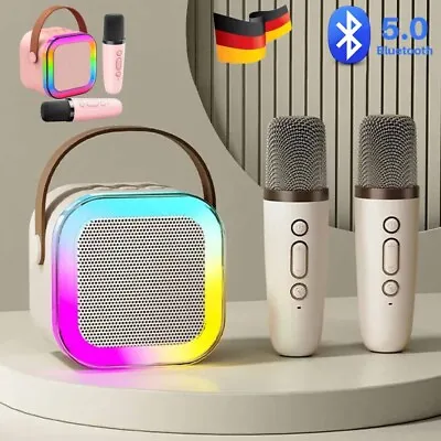 Kaufen Profi Karaoke Set Anlage Bluetooth Karaoke Lautsprecher Machine Mit 2 Mikrofonen • 18.98€