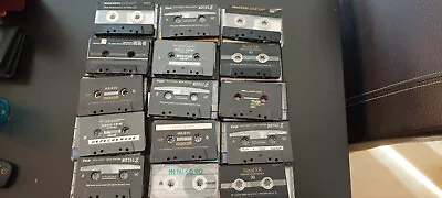 Kaufen 15 Vintage Metal Kassetten  Musikkassetten Bespielt Sony-TDK-Fuji-Maxell • 99€
