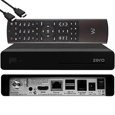 Kaufen ►VU+ Zero HW Version 2 - 1x DVB-S2 Full-HD Sat Tuner E2 Linux Receiver Schwarz♻️ • 84.90€