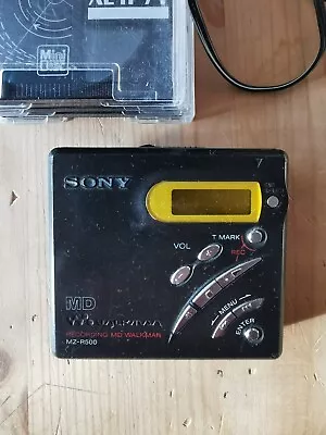 Kaufen Sony Minidisc MZ R500 Player Mit Zubehör • 90€