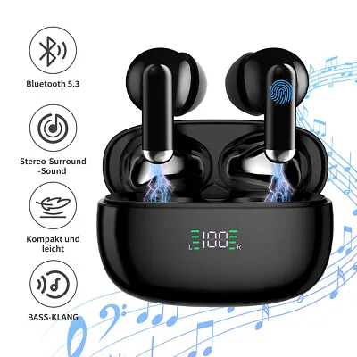 Kaufen Bluetooth Kopfhörer Kopfhörer Kabellos Bluetooth 5.3 In Ear 4 ENC Noise Cancel • 17.98€
