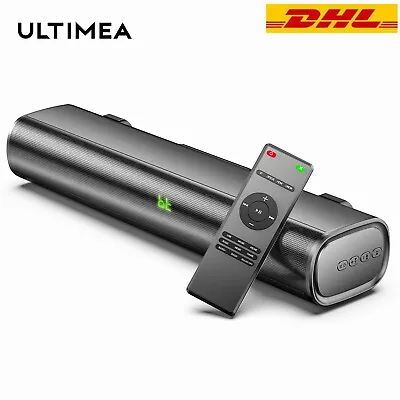 Kaufen Ultimea Bluetooth 5.0 Soundbar TV Surround Heimkino Lautsprecher Optical/USB/AUX • 55.99€