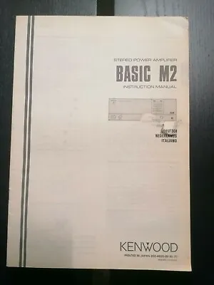Kaufen Kenwood Basic M2  Bedienungsanleitung Operating Instuctions Manual • 3€