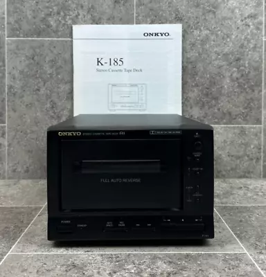 Kaufen ONKYO K-185 Kassettendeck Kassetten Deck Tape Deck Cassette Japan Midi K 185 #44 • 63€