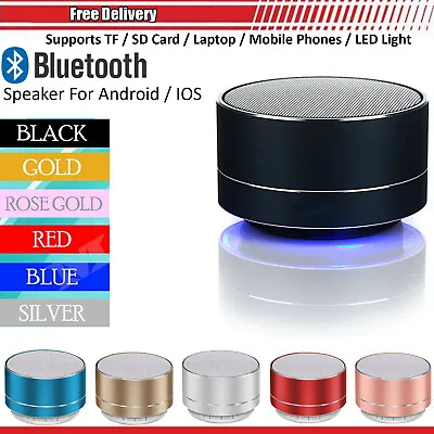 Kaufen LED Bluetooth Wireless Tragbarer Lautsprecher Mini Super Bass Für Samsung IPhone IPad • 10.37€