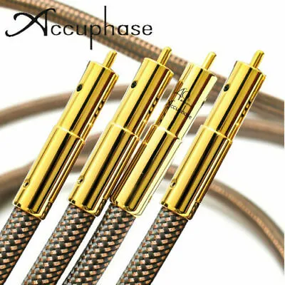 Kaufen 6N OCC Wire Gold Plated RCA Connector HIFI Audio RCA Signal Cable Cinch Kabel • 14.14€
