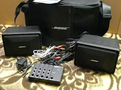 Kaufen Mini PA Anlage Bose Room Mate 2 Aktiv Lautsprecher/Mixer/Kabel Und Tragetasche • 199€