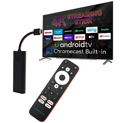 Kaufen GigaBlue Android 11 TV Stick Streaming 4k UHD WiFi Wlan Bluetooth HDR HDMI 2.1 • 79€