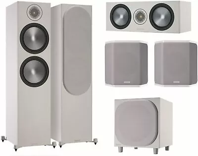 Kaufen Monitor Audio Bronze 6G Cinema 500 Heimkino 5.1 Lautsprecher-Set Weiß  NEU • 2,699€