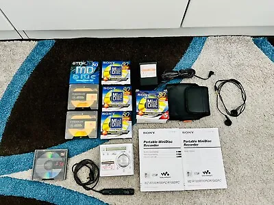 Kaufen Sony MD Recorder Walkman MZ-R700, Zubehör, 7 MD's, Tasche, Netzteil, Kopfhörer • 1€