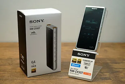 Kaufen Sony Walkman 64GB Hi-Res Zx Serie Audio Player NW-ZX507 Silber Schwarz Neu • 734.60€