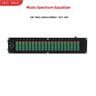 Kaufen TZT U-15 Music Spectrum Equalizer Display LED Acrylic Shell 1W USB5V DC7-24V • 46.41€