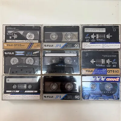 Kaufen 9x Fuji Musikkassette MC Audio Kassette Cassette Tape Konvolut • 9.99€