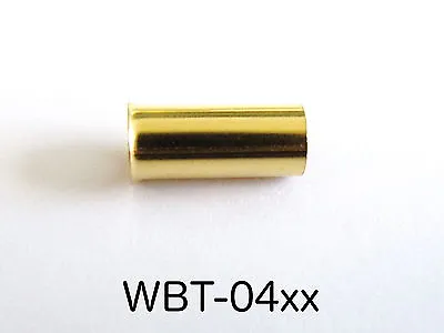 Kaufen 1 Stück WBT-0433 1,5qmm Aderendhülsen, OFC Kupfer, Vergoldet Zum Crimpen • 1.04€