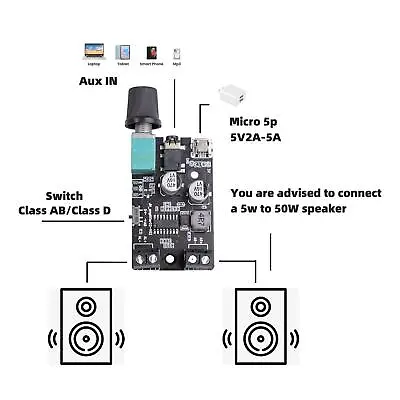 Kaufen Audio-Verstärkerplatine Mit 3,5-mm-Audiokabel, Tragbar Für DIY-Soundsystem • 6.66€