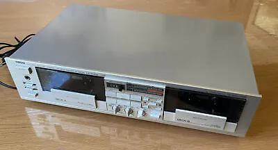 Kaufen Yamaha KX-W302/U Natural Sound Doppel Kassettendeck Silber Vintage • 200€